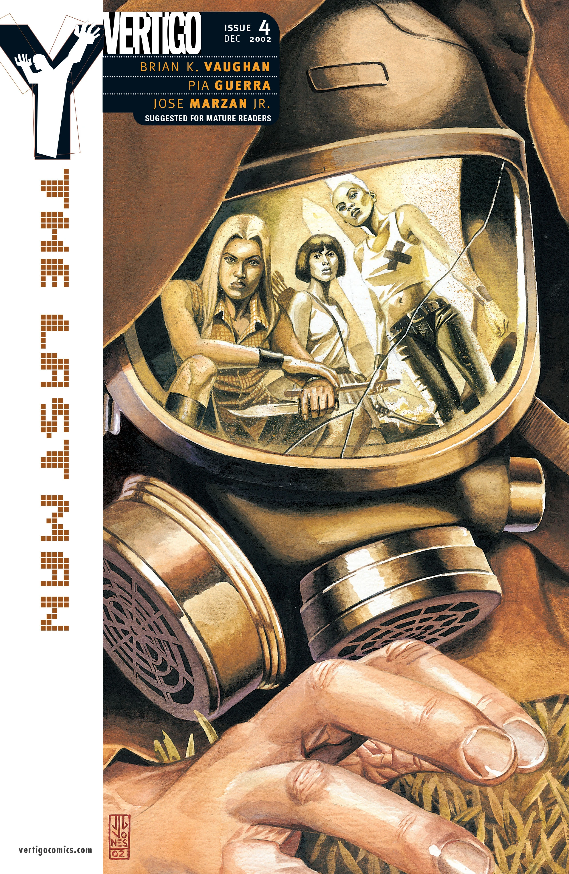 Y: The Last Man #4 (DC, 2002 — Cover A) cover